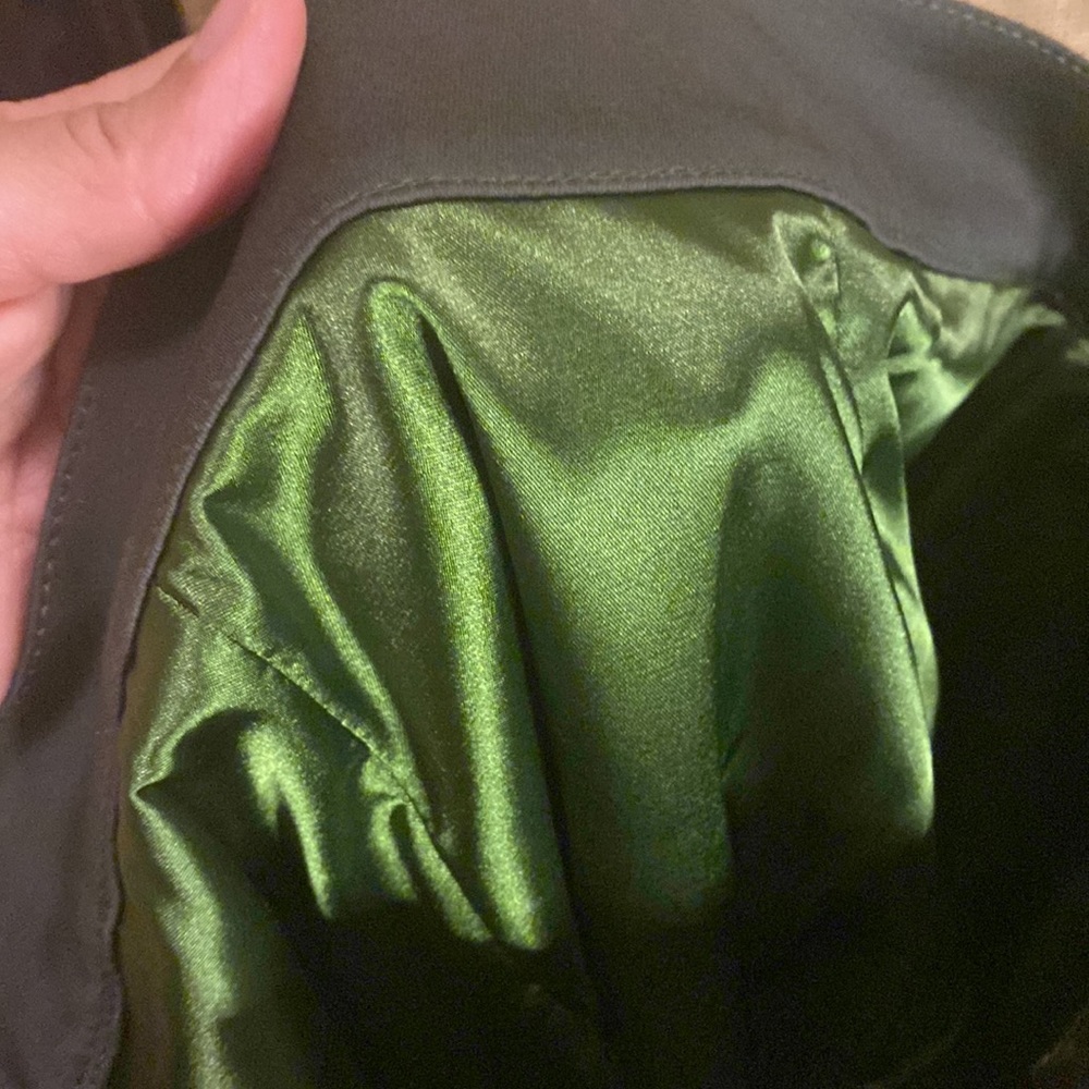 Vixen By Micheline Pitt Pencil Dark Green Skirt - Picture 14 of 14